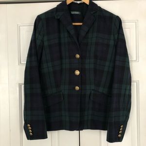 Ralph Lauren Plaid Blazer